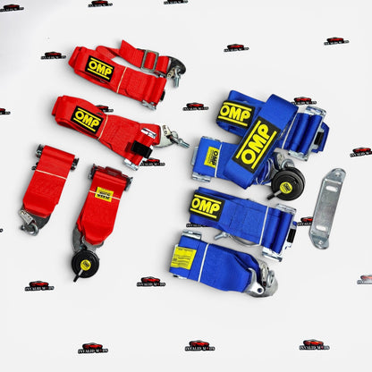 OMP 4-Point Racing Seat Belt Harness – Universal Motorsport Safety Harness