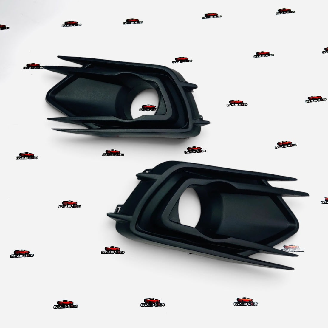 Maruti Swift 2024 Onwards Fog Lamp Brackets (Pair) | ABS Front Bumper Cover for 3-inch Projectors