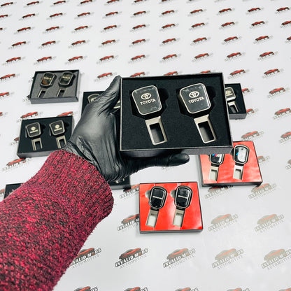 Seat Belt Buckle Clips (Pair) | Fits BMW,Mercedes,Audi,Toyota,Honda,Suzuki,Hyundai & kia