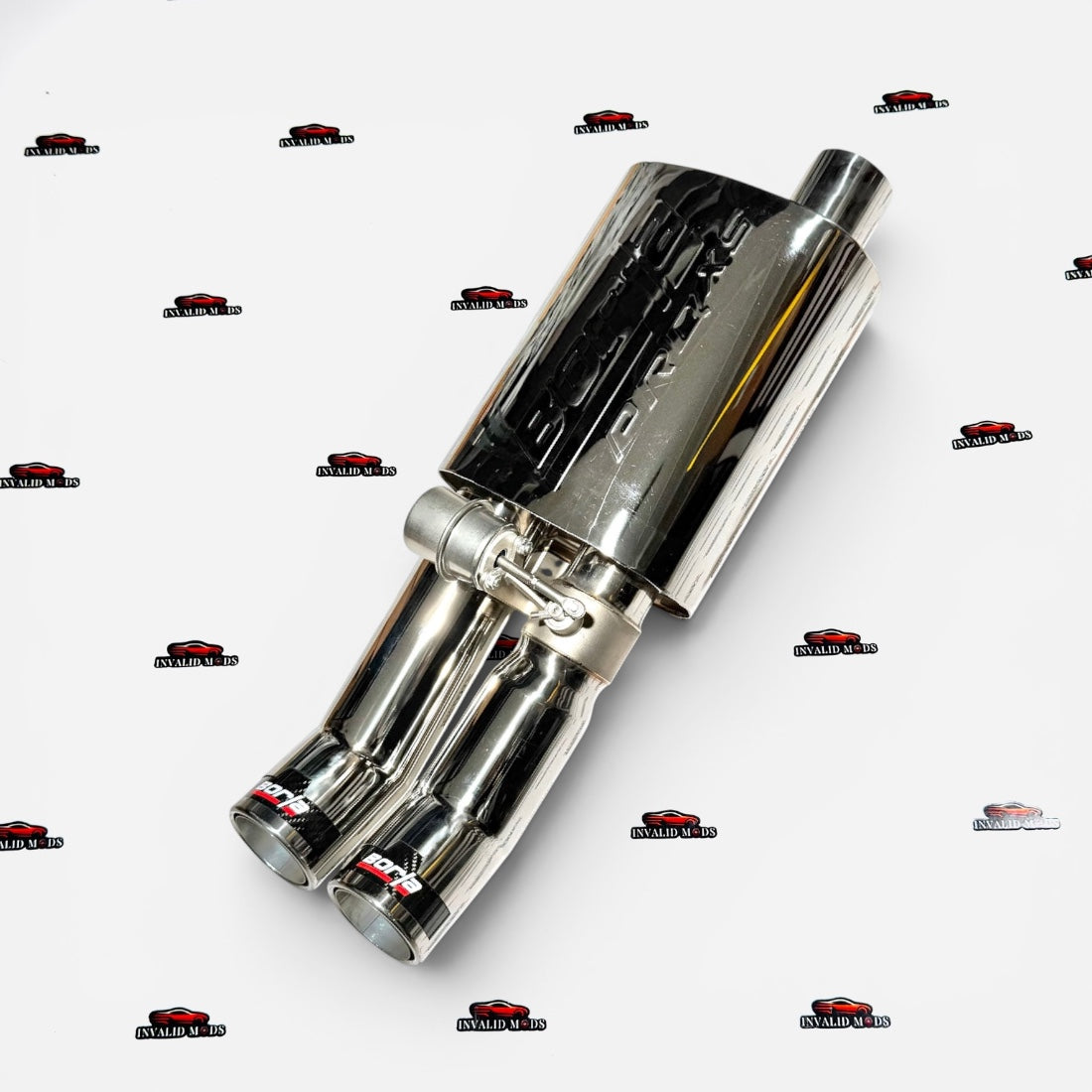 Borla Spitfire Dual Outlet Exhaust Tip | Premium Stainless Steel Universal Muffler Tip