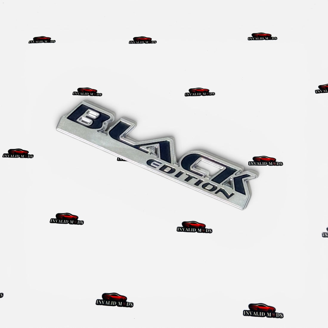 Black Edition Emblem Sticker | Premium Badge for Blacked-Out Car Builds