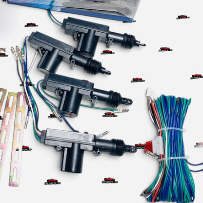 Universal Central Door Lock System | 4-Door Power Lock Conversion Kit for Cars