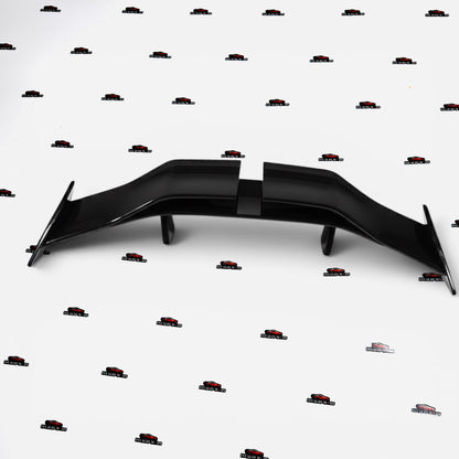 Universal Darwin Style Car Spoiler Wing | Glossy Black Sporty Rear Spoiler