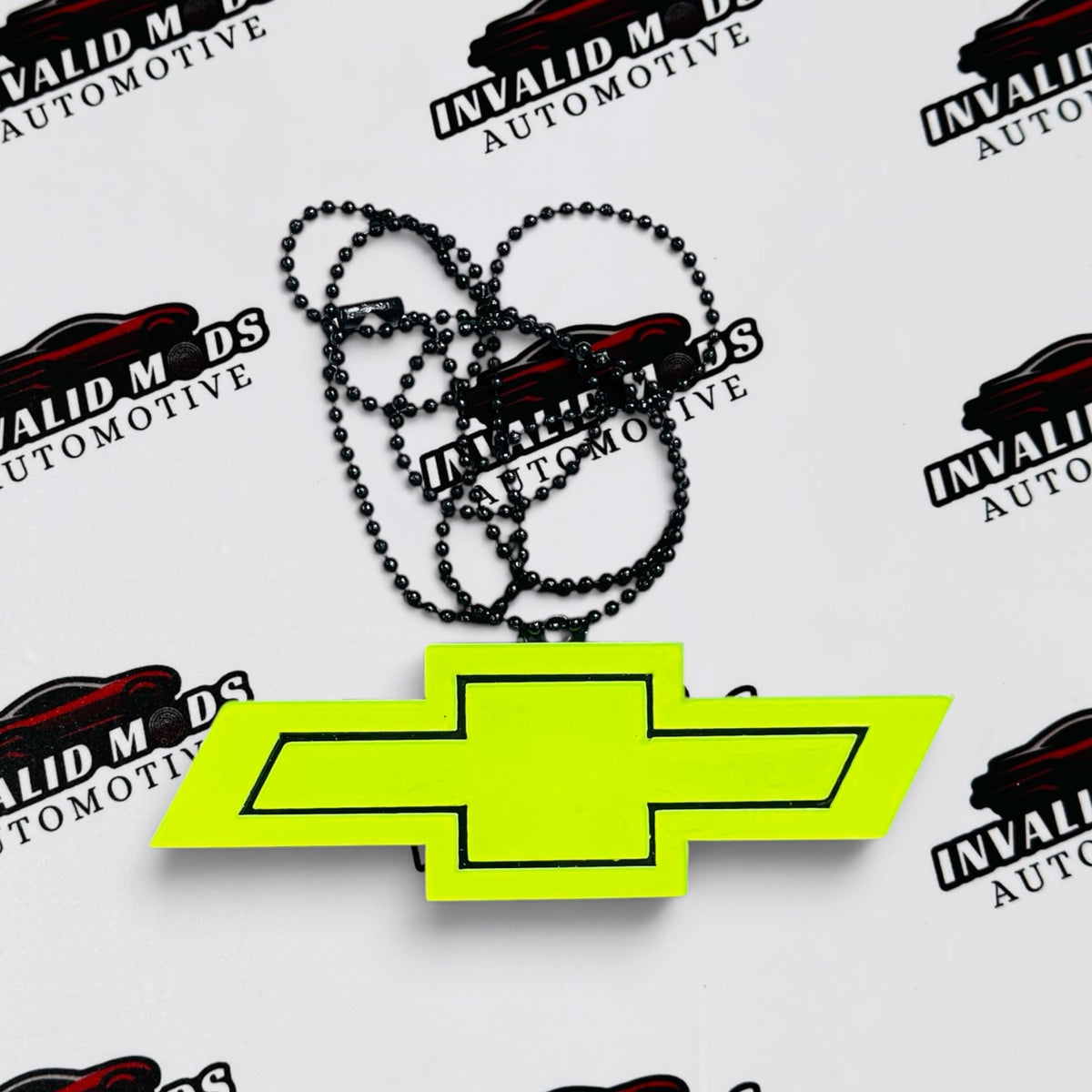 Neon Fluorescent Car Mirror Hanging for All Cars – Stylish Car Interior Accessory