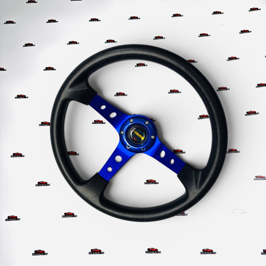 MOMO Deep Dish 14-Inch Steering Wheel – Universal Racing Style