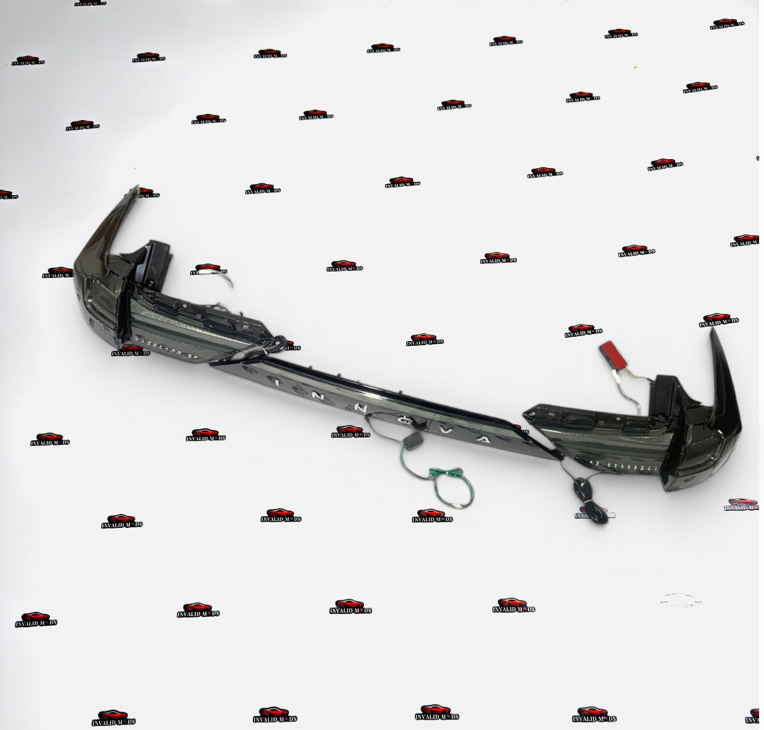 Toyota Innova Hycross Smoked LED Tail Lamps – Premium Aftermarket Plug & Play Rear Light Upgrade