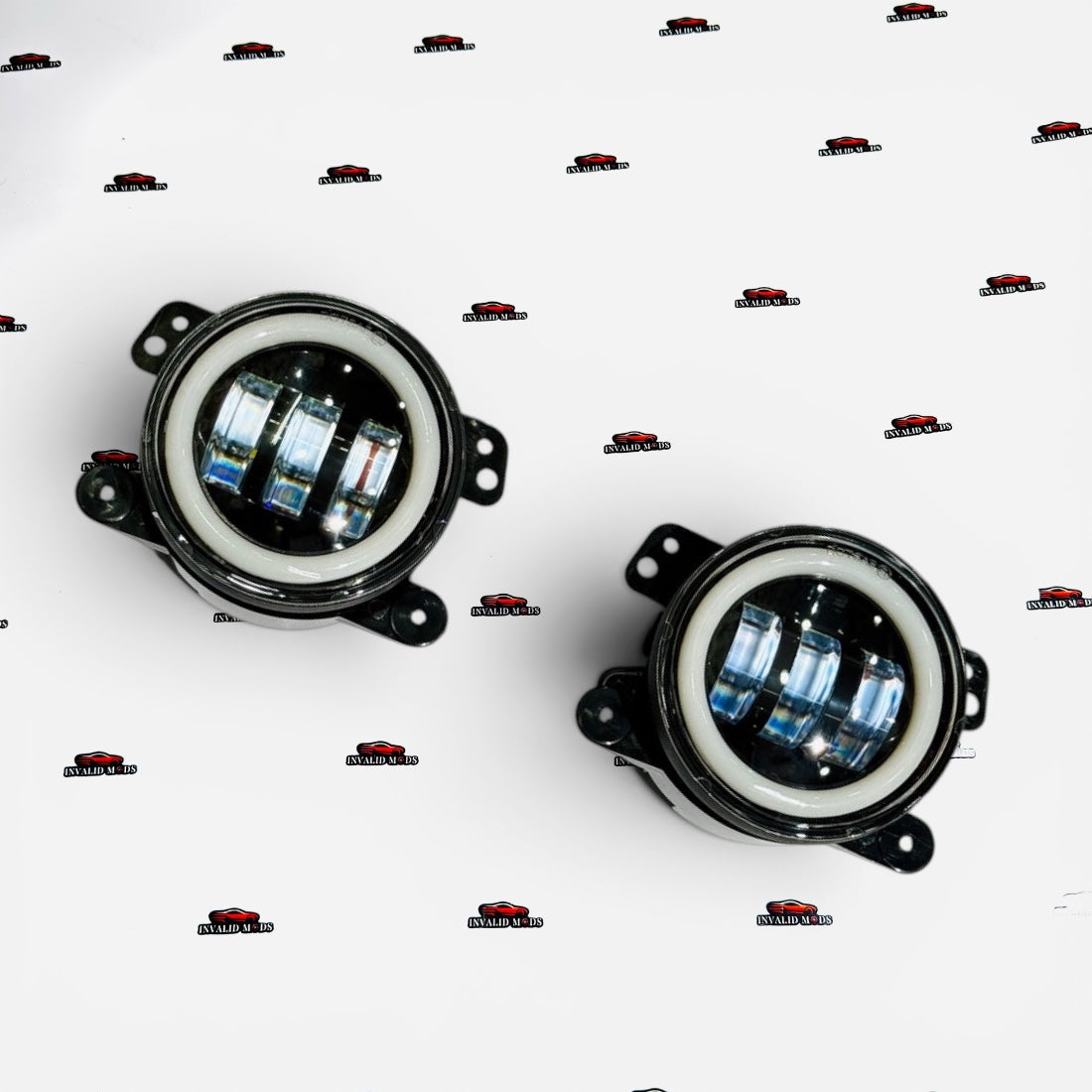 Universal Amber Ring DRL LED Fog Light | 3 Lighting Modes | Plug & Play Fog Lamp Upgrade