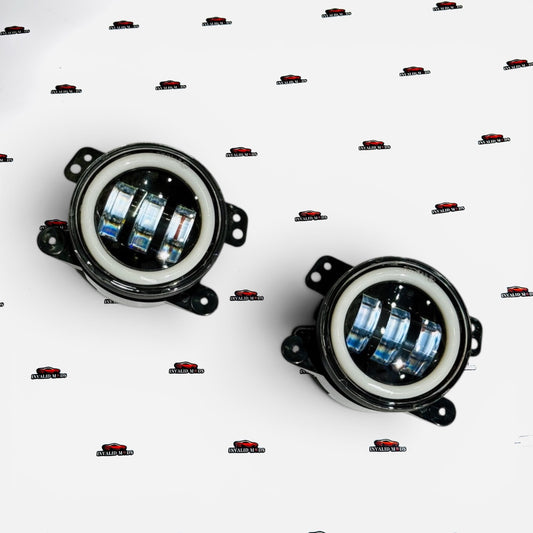 Universal Amber Ring DRL LED Fog Light | 3 Lighting Modes | Plug & Play Fog Lamp Upgrade