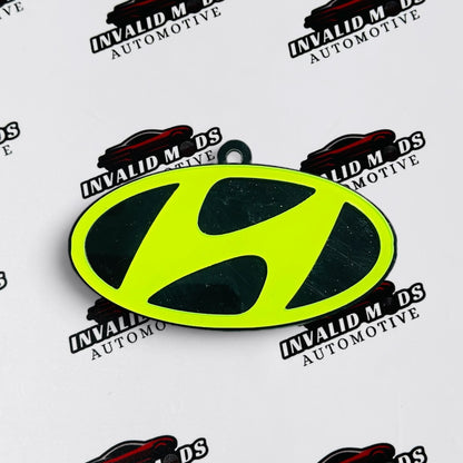 Neon Fluorescent Car Mirror Hanging for All Cars – Stylish Car Interior Accessory
