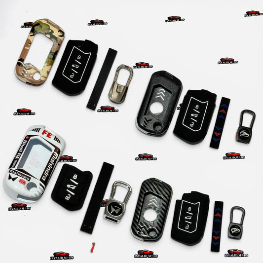 Mahindra Car Key Cover | Premium TPU Key Case | Lightweight & Scratch-Resistant