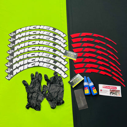 Car Tyre Stickers (Set of 8 for 4 Tyres)