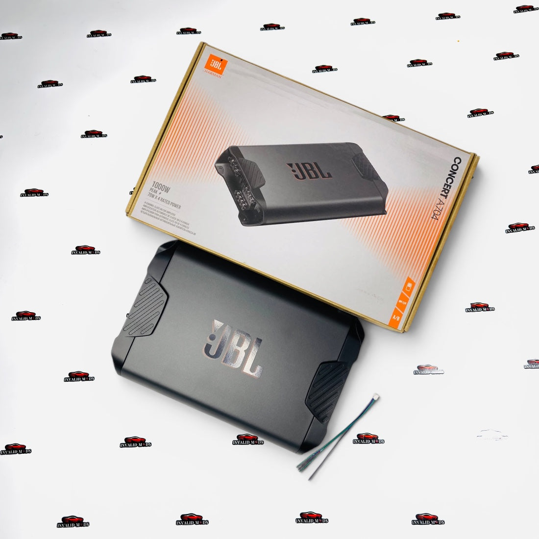 JBL Concert A754 4-Channel 1000W Class AB Car Amplifier – Universal Aftermarket Upgrade