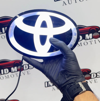 Toyota Front Grille LED Logo Emblem | Illuminated Replacement Badge