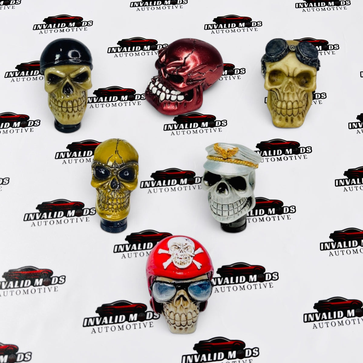 Skull Car Gear Shift Knob – Universal Fit Custom Design Shifter