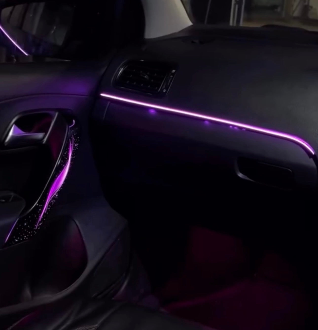 VW Polo Ambient Lighting Kit | Cardi 18-Piece RGB Interior Light | App, Touch & Voice Control