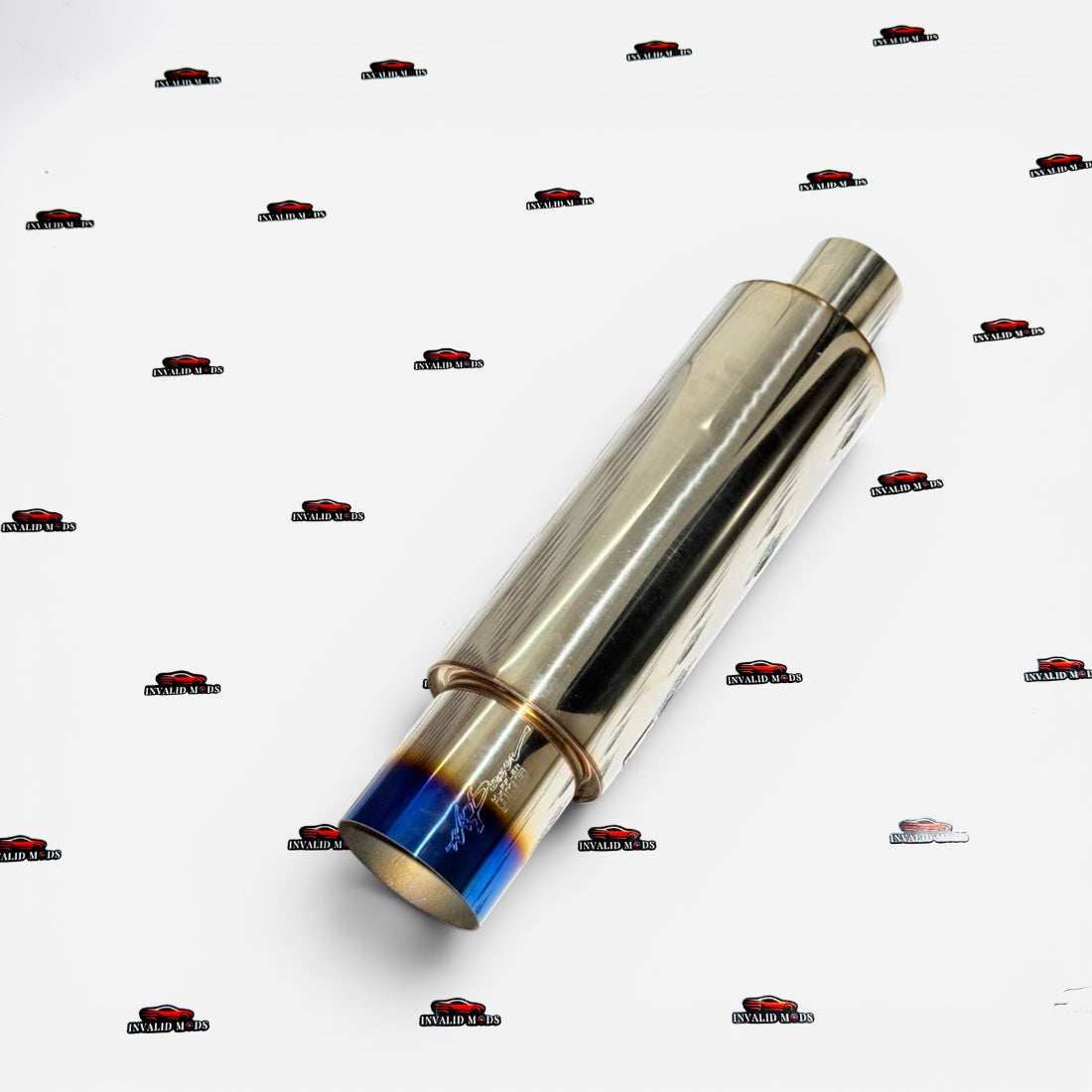 HKS JASMA Free Flow Exhaust Muffler | Burnt Finish