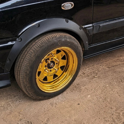Universal Fender Flares Set of 4 | Flexible Wheel Arch Extensions for Cars Product Description