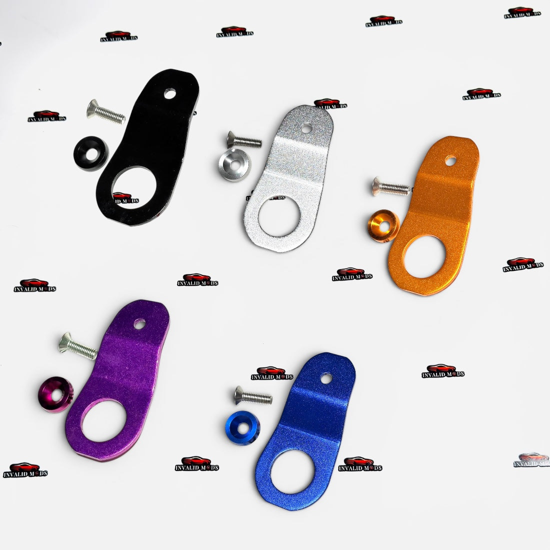 Universal Radiator Mounting Brackets | Premium Aluminum Radiator Support Brackets
