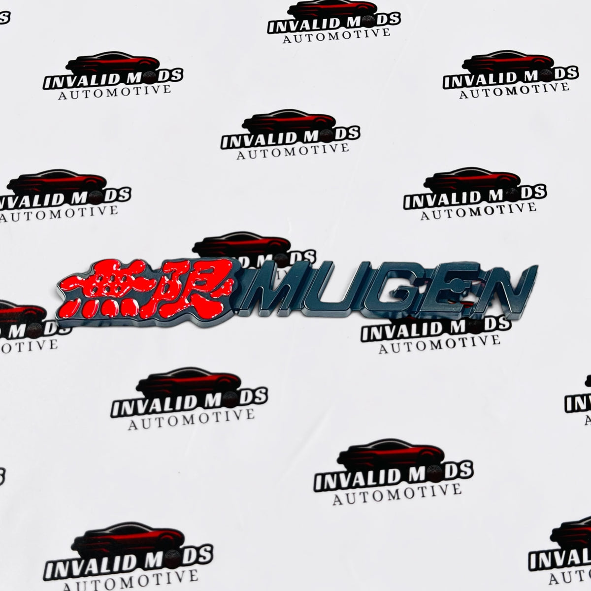 Mugen Emblem for Cars | Premium Metallic Finish Badge