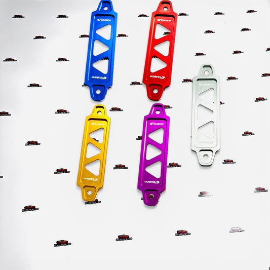 Universal Car Battery Hold Down Bracket Clamp | Multi-Color Aluminum Mount