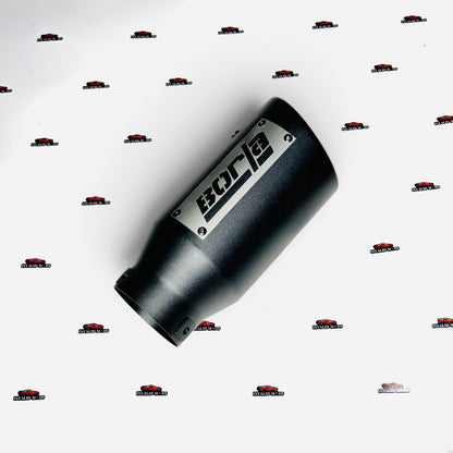 Borla Performance Exhaust Tip | Universal Matte Black | Stainless Steel Exhaust Tip