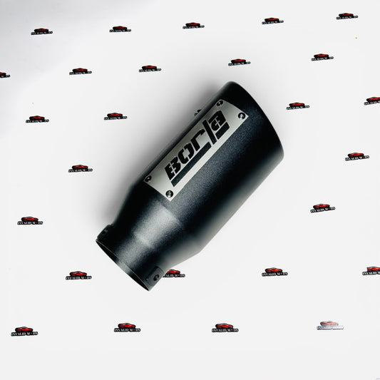 Borla Performance Exhaust Tip | Universal Matte Black | Stainless Steel Exhaust Tip