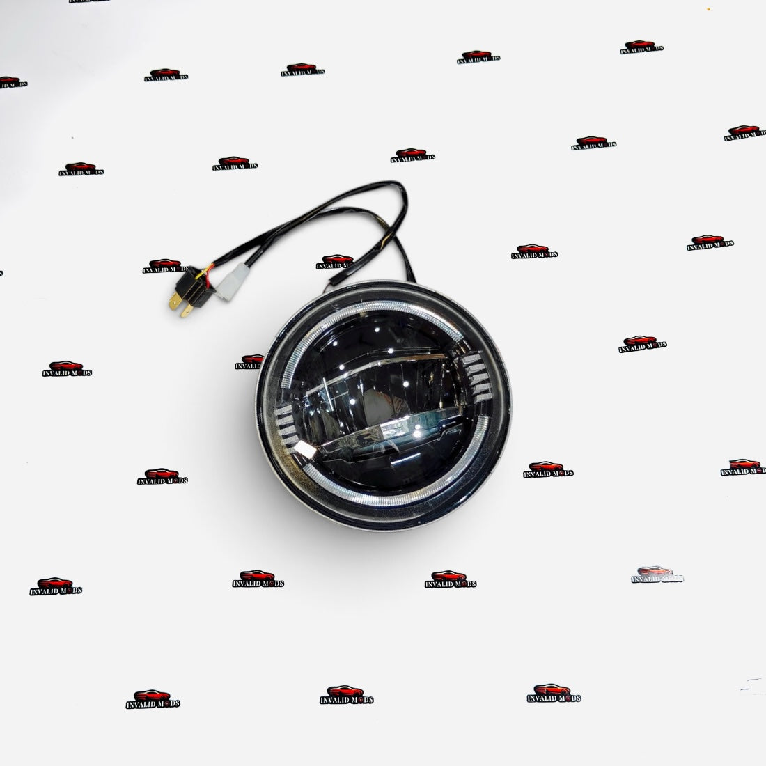 Wrangler-Style 210W LED Headlights with DRL for Mahindra Thar 2020+ | Aftermarket Headlight Upgrade Kit