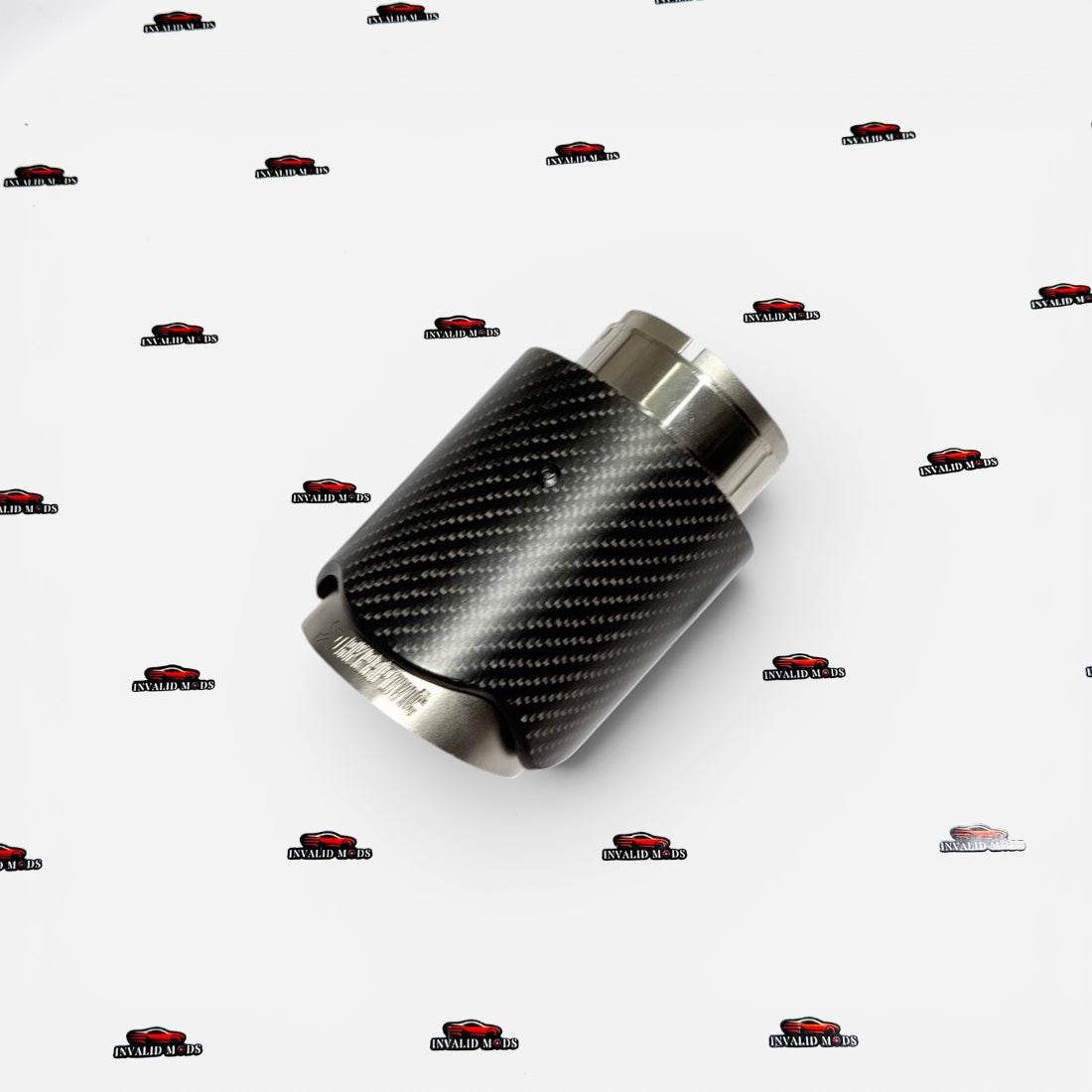 Akrapovic Wave Design Exhaust Tip | Matte Carbon Finish