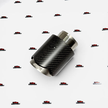 Akrapovic Wave Design Exhaust Tip | Matte Carbon Finish