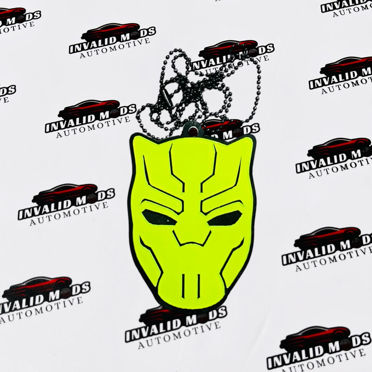 Neon Fluorescent Car Mirror Hanging – Marvel & DC Superhero Collection
