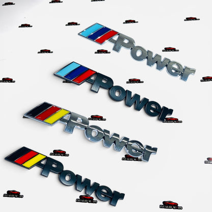 M Power Style Rear Emblem | OEM-Style Performance Badge Upgrade