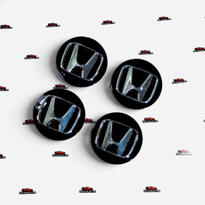 Honda 69mm Wheel Center Caps Set of 4 | Premium Replacement Alloy Wheel Hub Caps