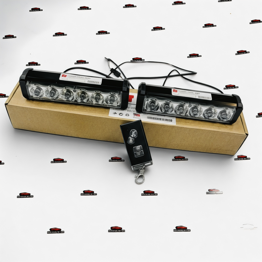 Remote Controlled Federal Flashers (3 in 1) | Black Remote