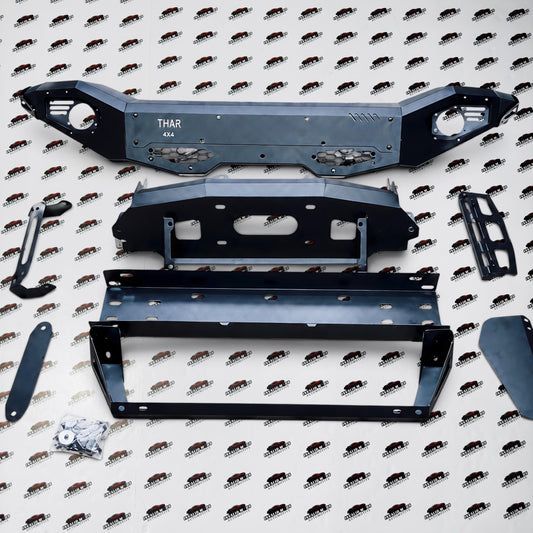 Mahindra Thar Mark-1 Front Metal Bumper | Heavy-Duty Off-Road Bumper