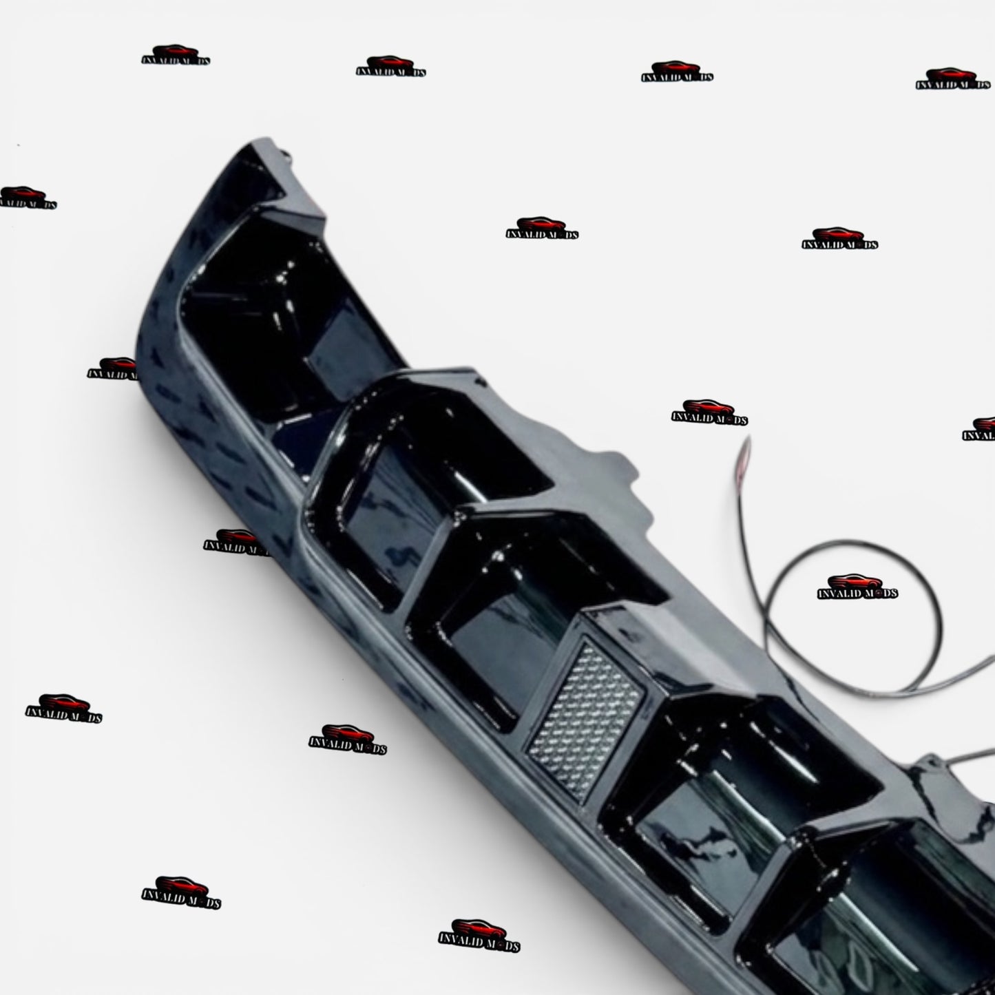 BMW E60 5 Series Rear Diffuser with F1-Style LED Light | Sporty ABS Upgrade