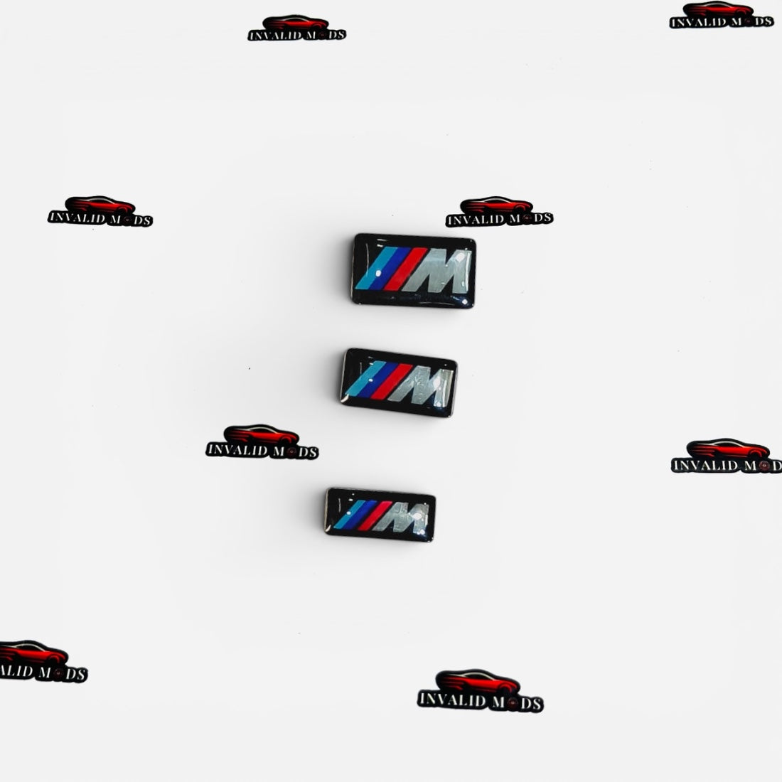 BMW M Performance Wheel & Steering Badge Set | Premium Rim and Steering Emblems