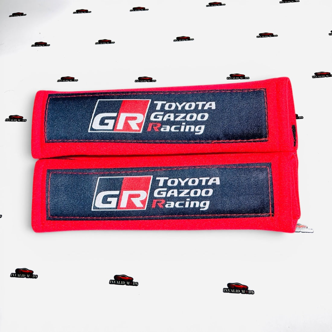 Toyota Gazoo Racing Seat Belt Cushions | Soft Comfort Pads