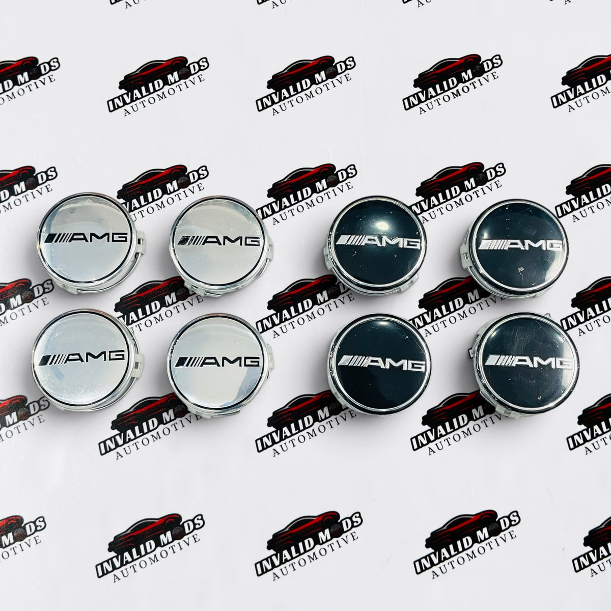Mercedes-AMG Wheel Center Caps | Outer Diameter (75.8mm) | Set of 4