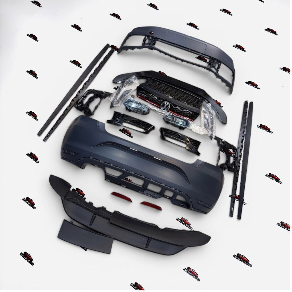 Aftermarket ABS Body Kit for VW Polo GTI (2010–2020) – Includes Side Skirts, Unpainted