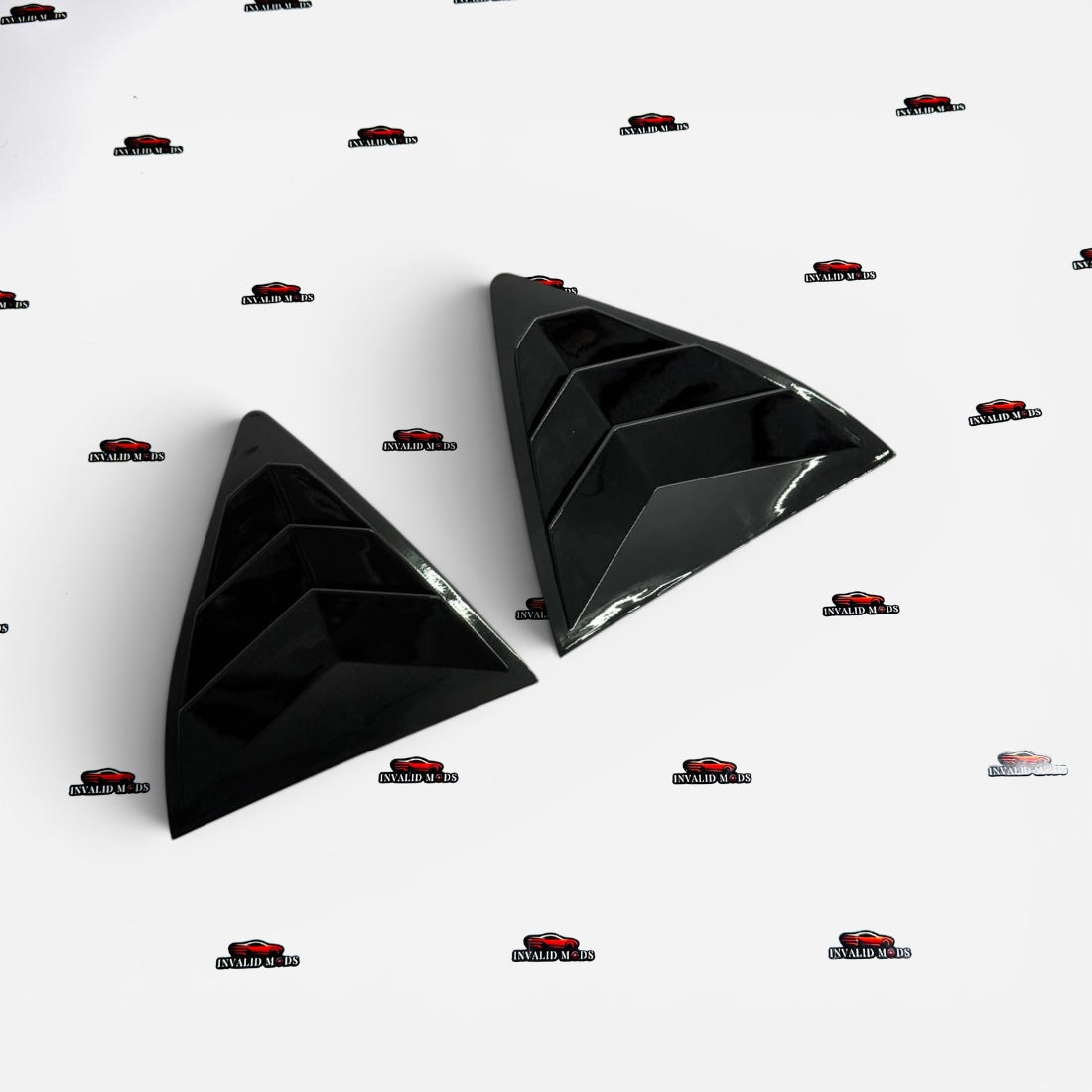 Skoda Octavia Side Window Louvers | Gloss Black ABS | Compatible with 2020+ Models