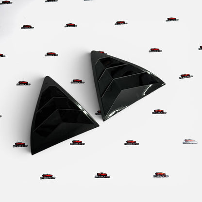 Skoda Octavia Side Window Louvers | Gloss Black ABS | Compatible with 2020+ Models