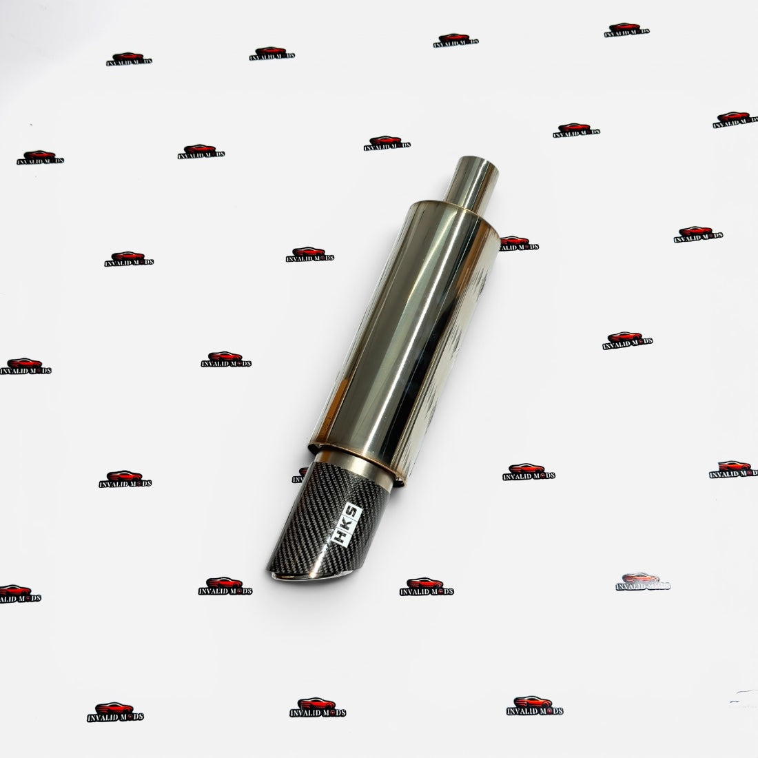 HKS JASMA Free Flow Exhaust Muffler | Glossy Carbon Tip