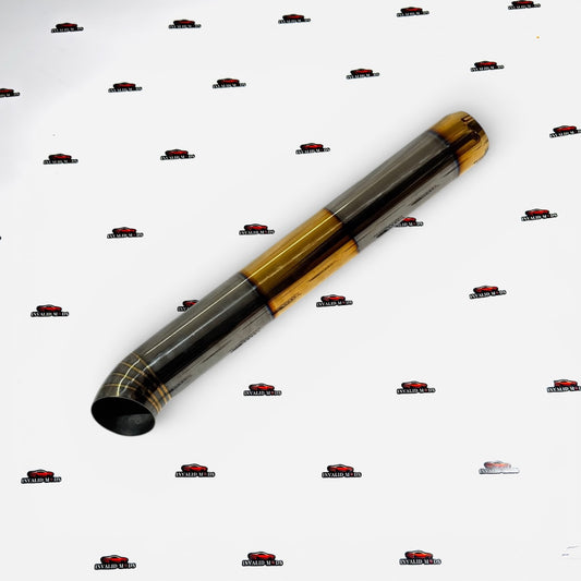 Long End Can Exhaust Tip | Premium Neo Chrome Finish | Universal Stainless Steel Performance Exhaust Tip