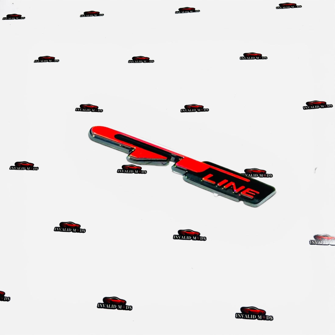 GT Line 3D Metal Sticker – Universal Car Emblem Badge