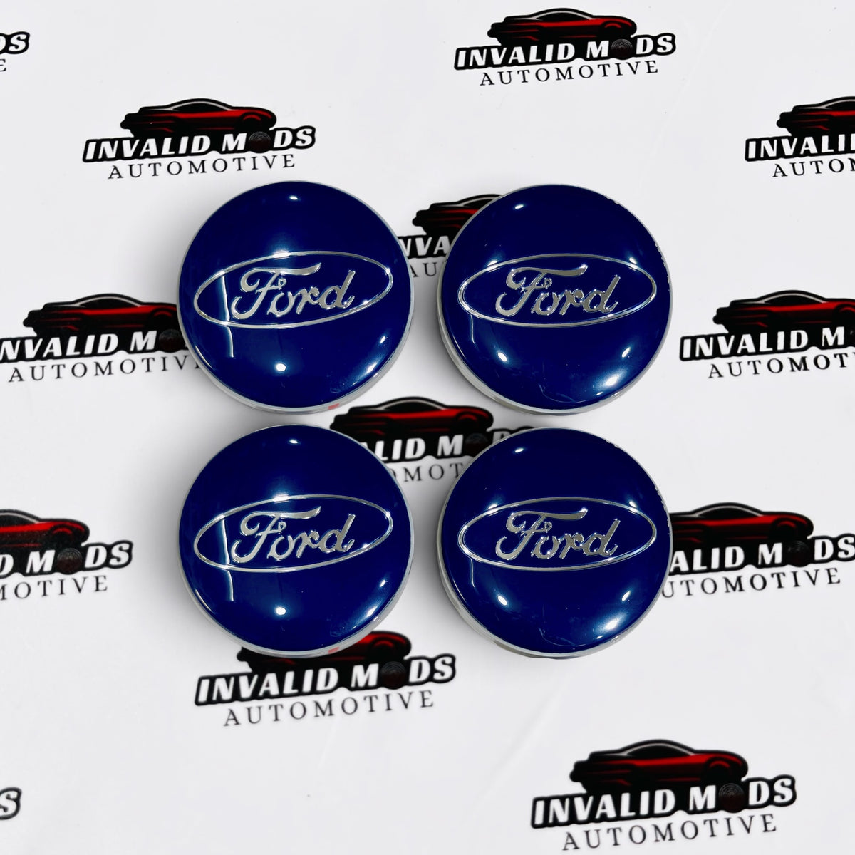 Ford Wheel Center Caps Set of 4 | Outer Diameter (54 mm)
