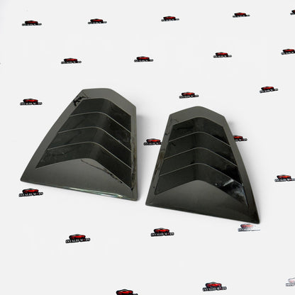 BMW 5 Series G30 Side Window Louvers | Gloss Black Rear Quarter Window Covers