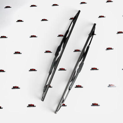 Car Wiper Blades Set of 2 | Premium Aftermarket Windshield Wipers | 12–26 Inches