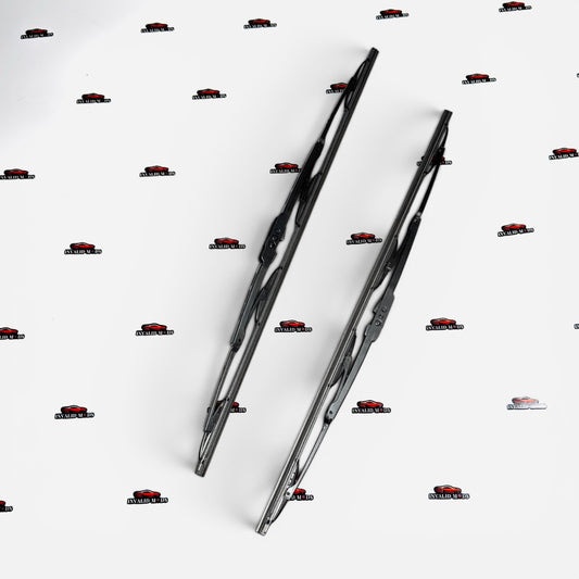 Car Wiper Blades Set of 2 | Premium Aftermarket Windshield Wipers | 12–26 Inches