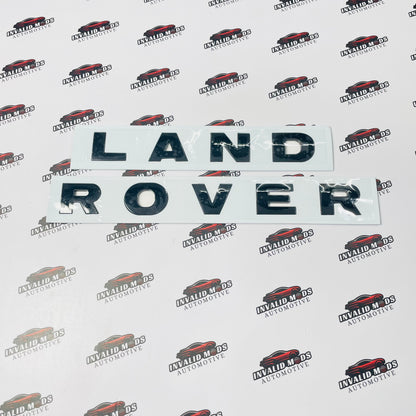 Land Rover Rear Lettering Emblem | Tailgate Badge