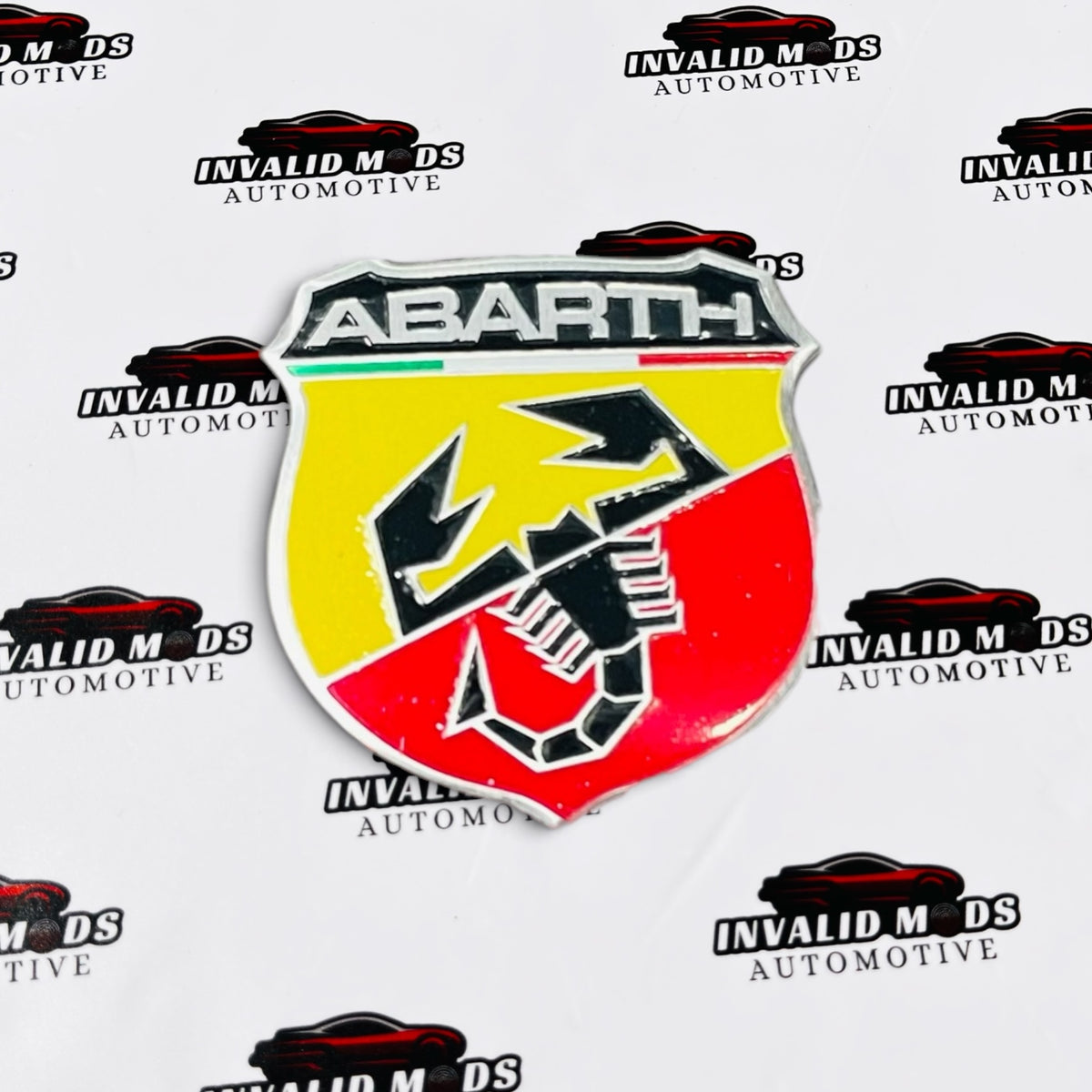 ABARTH 3D Metal Sticker | Universal Performance Emblem Badge for Cars